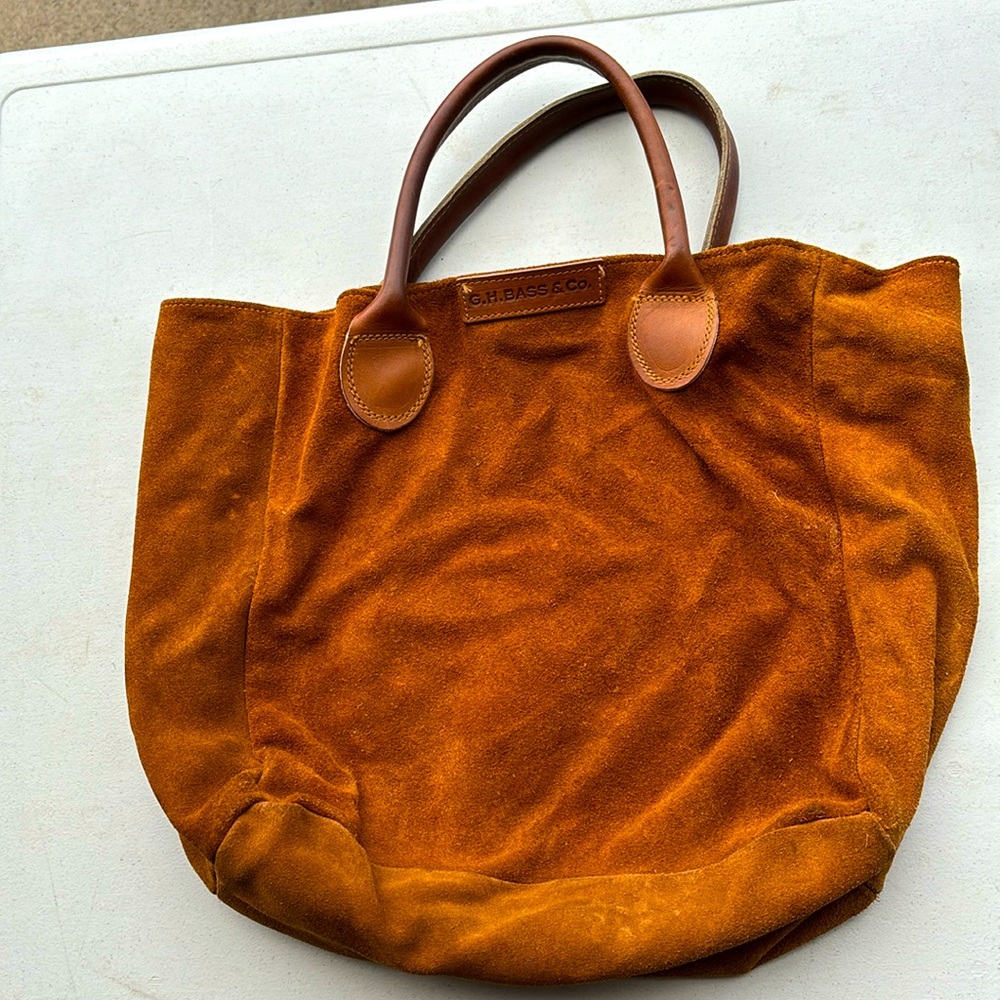 Suede Vintage Bass Tote